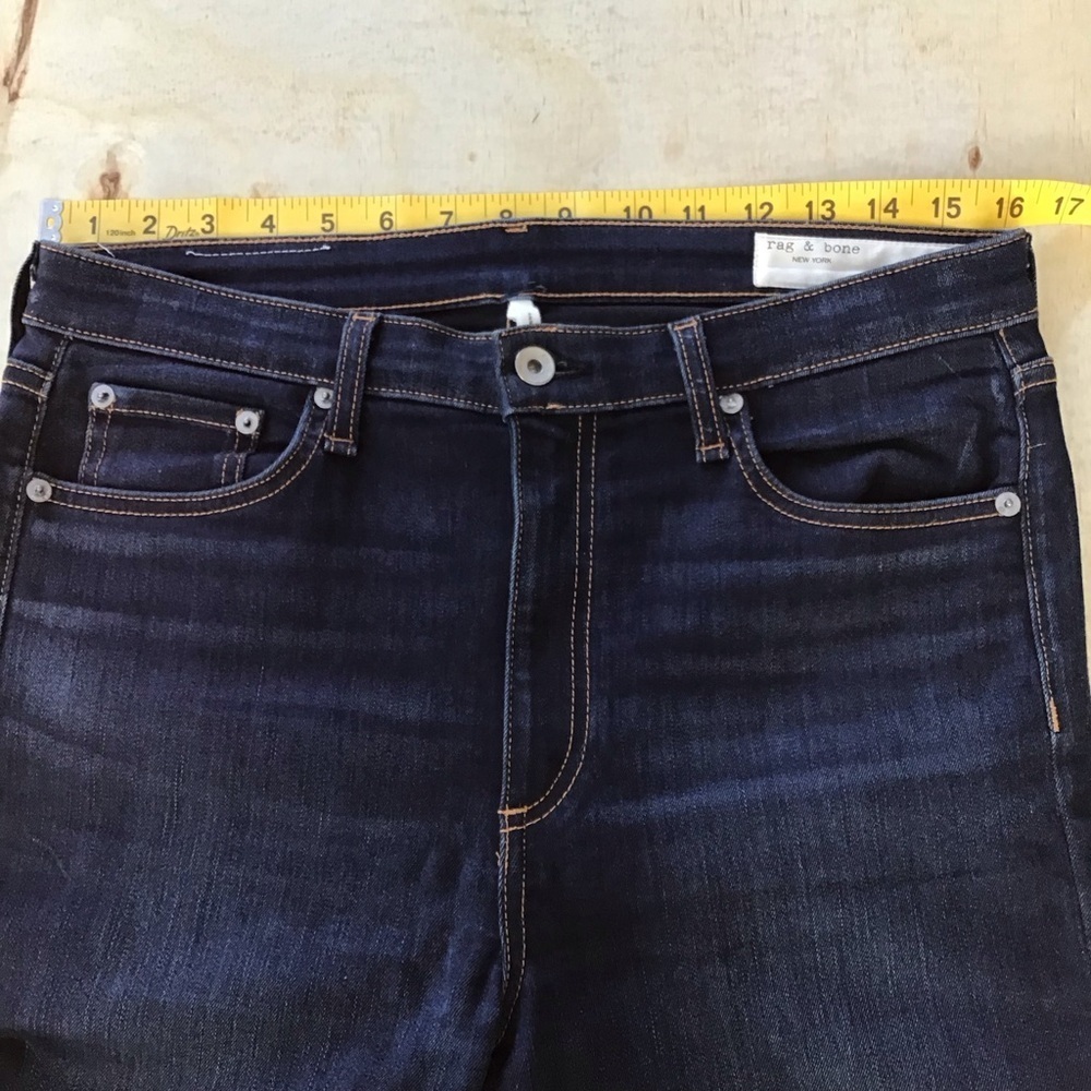 Rag & Bone Nina High Rise Skinny Bedford Denim Jeans - Picture 9 of 12